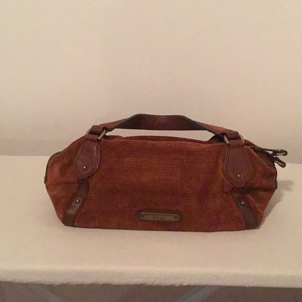 Cole Haan suede and leather handbag